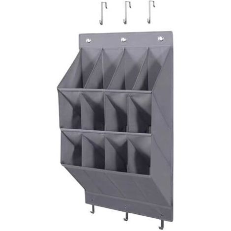 FENOPLASTICARangement à chaussures à suspendre derrière une porte, range-chaussures suspendu avec grand porte-chaussures à poches, étagère à chaussures suspendue pour placard (1/5)