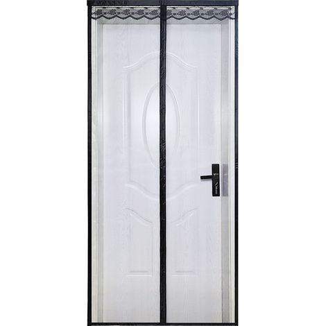Moustiquaire Aimantée Porte Coulissante, Filet Rétractable Anti-Moustiques pour Animaux, Patio Terrasse, Sans Mains, Moustiquaire Magique