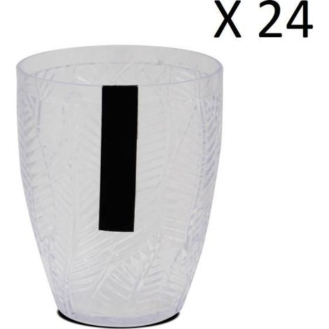 Lot de 24 verre à liqueur, verre dégustation - Diamètre 8.8 x Hauteur 11 cm -JUANIO (1/3)