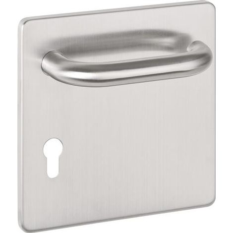 TECWERK Breitschildgarnitur NW-405-5 VA ma WC Breitschild-WC-Garnitur TECWERK