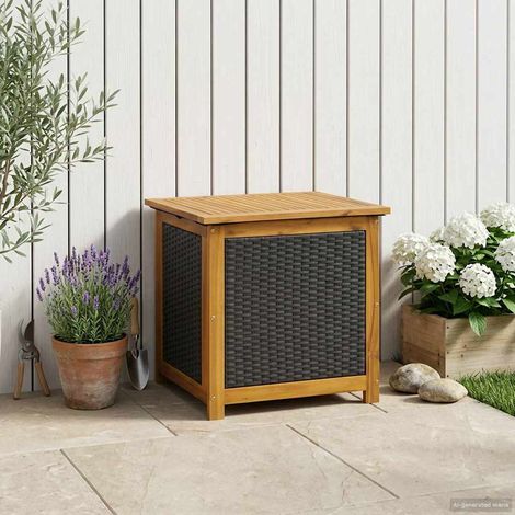 vidaXL Scatola di Stoccaggio per Giardino 185 L 60 x 50 x 56 cm (1/5)