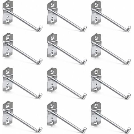 Lochblechhaken – 12er-Pack – 150 mm Stahl – Werkzeugbefestigung – Werkstatt, Garage, Shop (1/5)
