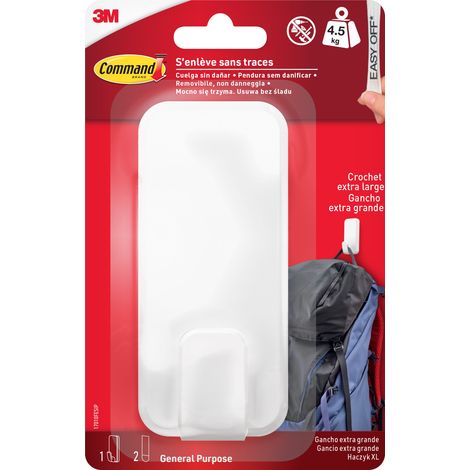 Blister 1 grand cintre 2 bandes 4,5kg 17010 command 3m (1/5)