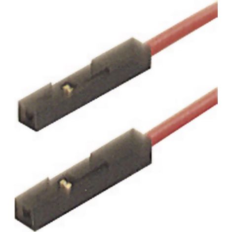 Sks-Hirschmann MKL 0,64/25-0,25 cable de medida rojo