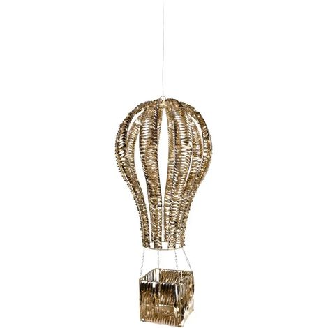 Mongolfiera luminosa LED oro e bianco caldo da esterno 47 × 47 × H100 cm (1/4)
