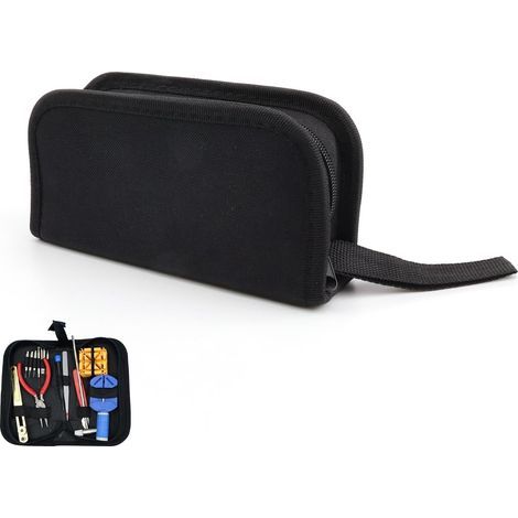 Trousse à Outils, Sacoche Outils avec Fermeture Eclair et 13 Anneaux Réglables, Tool Organizer Bag Portable et Idéal pour les Plombiers, Artisans et Electriciens (1/5)