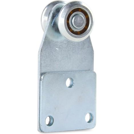 TENDAGGIMANIA Puleggia Carrucola ANTI RUGGINE in Acciaio Zincato - Carrucola a 2 Cuscinetti Peso Supportato 35 KG MAX - Ruote per Cancello Scorrevole, scorrimento Teli in PVC e Tessuto (1/3)