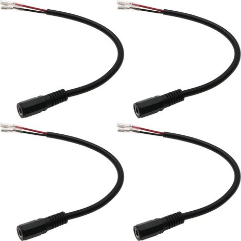 Câble de batterie pour bateau à appâts 5521 à 4,8 mm Extrémité de pelle isolée 16 AWG 10 Ah Compatible avec Waverunner (25 cm) (1/5)