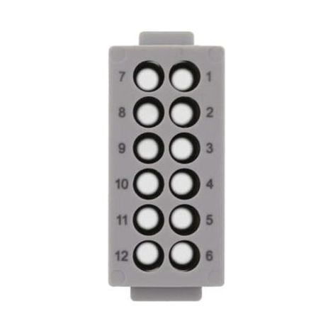 Module de connecteur Phoenix Contact série HC-M-12, 12 contacts , 10A, Femelle