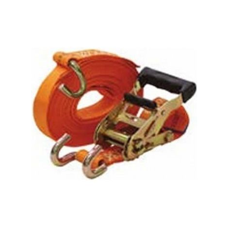 MURTRA ESLINGA TEXTIL 35 mm. 6 M.+RATCHET 58 mm.GANCHO ABIERTO 2000 KG.