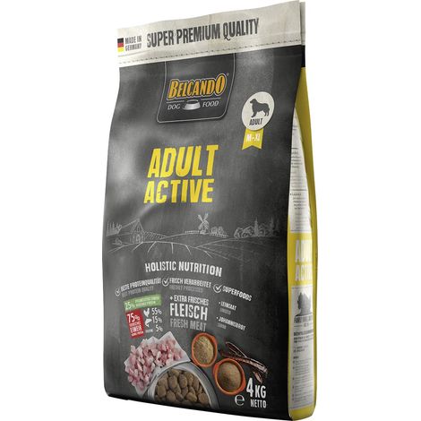 Belcando Hundetrockenfutter Adult Active 4 kg Geflügel Trockenfutter Hunde
