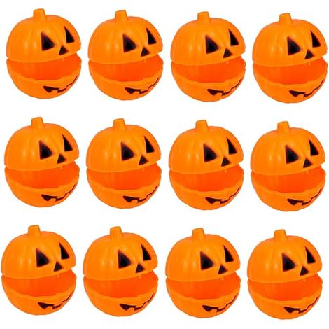 CCYKXA 6x6cm 24 Pieces Halloween Pumpkin Boxes Set Mini Pumpkin Containers for Candy Fun Storage Boxes for Parties and Surprises Small Decorative Containers for Evening (1/5)