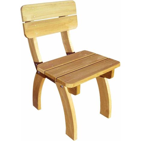 Maison Exclusive - Sedie da Giardino 2 pz in Legno di Pino Impregnato (1/4)