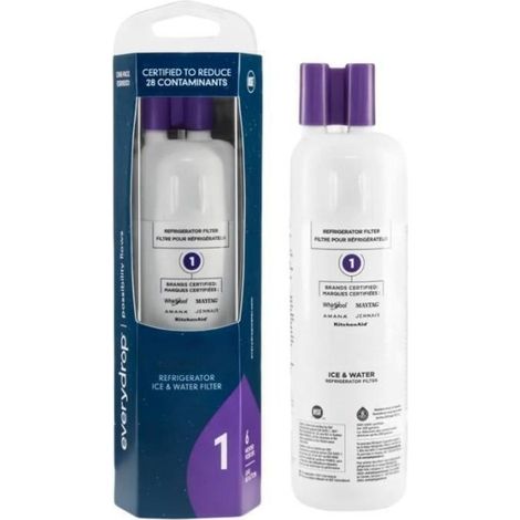 Filtre à eau et à glace pour réfrigérateur , EDR1RXD1, paquet individuel, violet, 1 paquet (1/5)