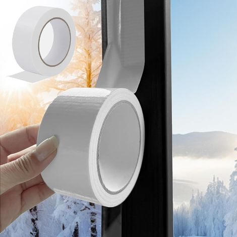 2 Pièces Joint Fenetre Porte Isolation,Boudin de Porte Isolant Froid,5cmx20m Rubans Adhésifs Autocollante pour Anti Courants D'air (5cmx20m) (1/5)