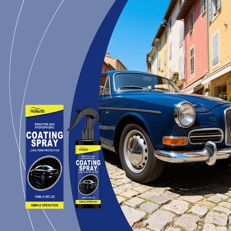 Car coating agent, shine-preventing, rust-protecting, gloss-maintaining, convenient renovation coating care spray -- 100ml (1/5)