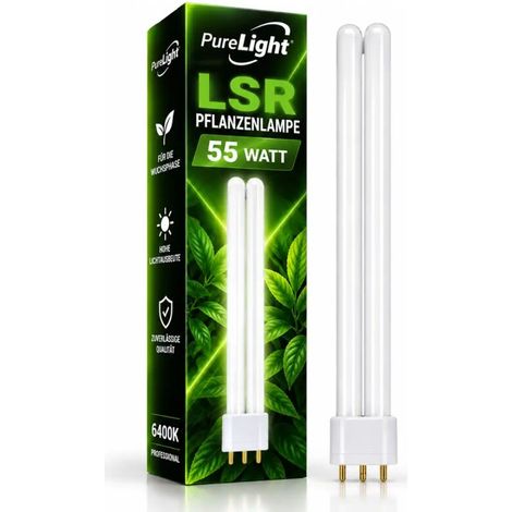 LSR 55 Watt Leuchtstoffröhre Wuchs – Pflanzenlampe für Vegetationsphase
