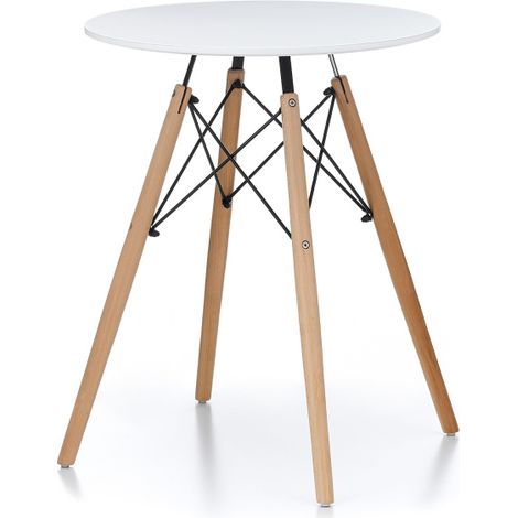 Tavolo da pranzo Aga 60 cm Bianco (1/4)