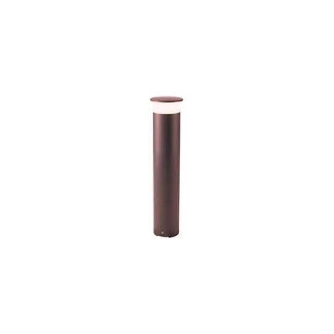 Aluminiumgusspfosten mit opalem Diffusor - LED-Beleuchtung 9W - Natürliches Licht - IP65 Kaffee (1/4)