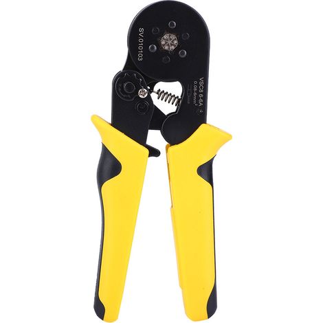 Pince à sertir en acier au carbone, outil manuel haute précision pour bornes 0,08-6mm AWG26-10 (1/5)