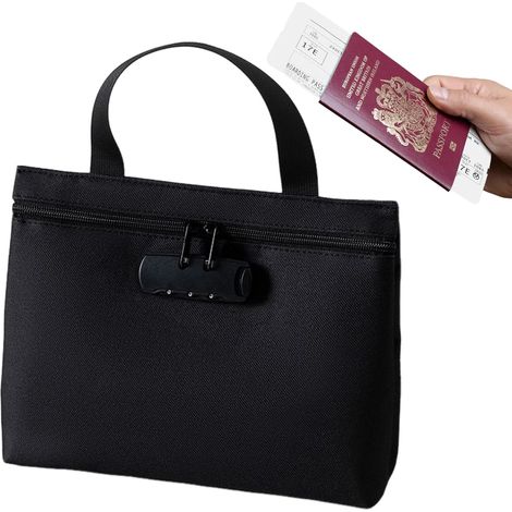 Argent Verrouillable Pochette Organisatrice d Argent (1/5)