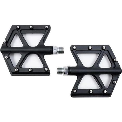 Pedales de Plataforma MTB, Gravel, Enduro, Urbano, BMX... de Nylon + Fibra de Carbono con Tacos Antideslizantes (1/4)