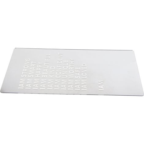 LED-Spiegel mit positiven Affirmationen, Acrylspiegel, USB-Spiegel, Inspirationsspiegel, vielseitige Dekoration (1/5)