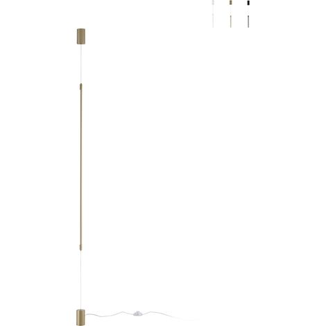 Lámpara de pie con luz LED colgante ajustable Gravity - Oro (1/3)
