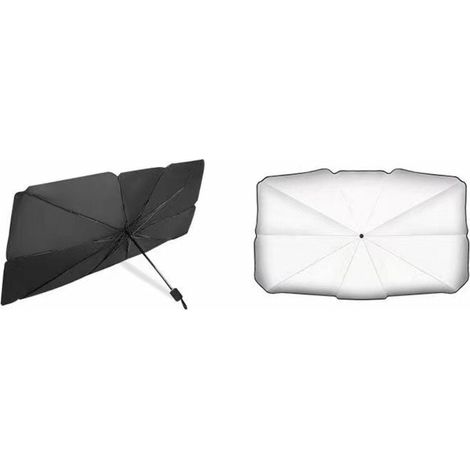 Parapluie Pare Soleil Pare Brise Avant de Voiture Amélioré Parapluie de Voiture Pliable Pare-Soleil Couverture Protection UV et Isolation Thermique 13878cm M (1/4)