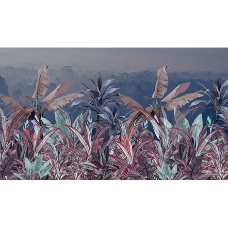 Papier peint panoramique - Forêt Tropicale - 130 cm x 75 cm (1/2)