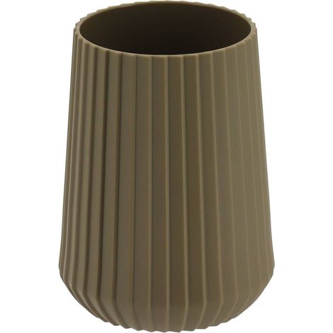 Gobelet strie abs/as effet rubber 220 ml - vert olive - Tendance (1/2)