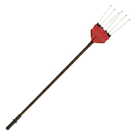 Re'colteuse d'olives e'lectrique Oliviero Flex Basic pour la re'colte des olives avec tige te'lescopique 220 340 cm cable de 12 m et tiges AX01
