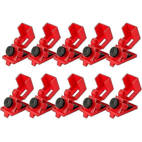 10 dispositifs de verrouillage de disjoncteur, dispositifs de verrouillage de disjoncteur unipolaire à pince de 120/277 volts (1/5)