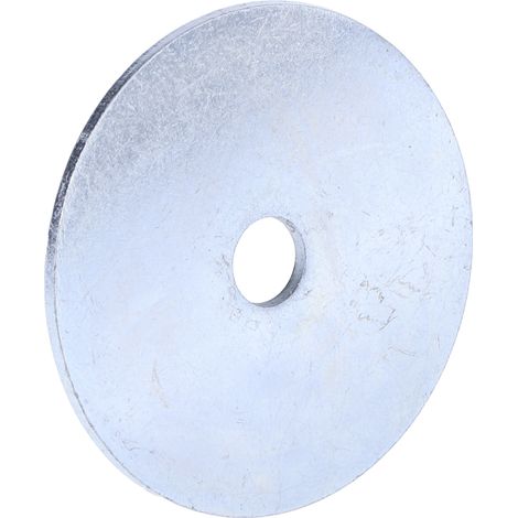 Rs Pro – Rondelle plate acier galvanisé 40mm pour vis M6 – Épaisseur 1.5mm – Sachet de 100 unités – Protection contre la corrosion