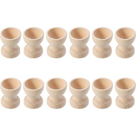 12 porte-œufs en bois (1/3)