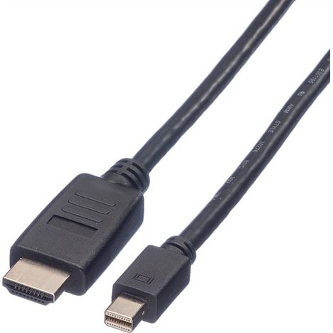 Câble Mini DisplayPort Value, Mini DP-HDTV, mâle/mâle, 3 m, 11.99.5792