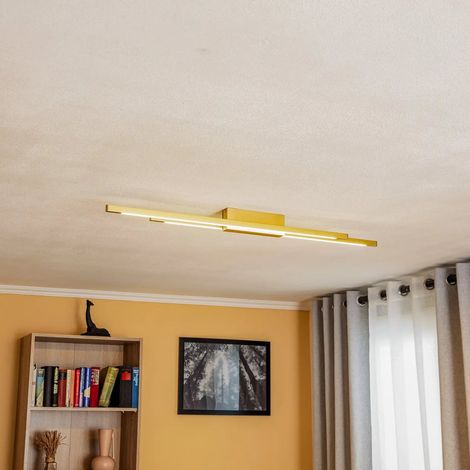 [NEUWERTIG] B-Ware Quitani Talon Led Deckenlampe Led Lampe Deckenleuchte Messing Eloxal 2fl