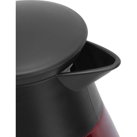 Bouilloire isotherme 2L en acier inoxydable, rouge, idéale pour la maison, le bureau et les voyages. (1/5)