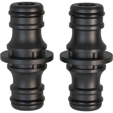 Zweiteiliges Schnellkupplungsstück mit 1/2-Zoll-Doppelstecker. Verbindungsstück für sicheren Schlauchanschluss, zum Verbinden zweier Schläuche zur Verlängerung.