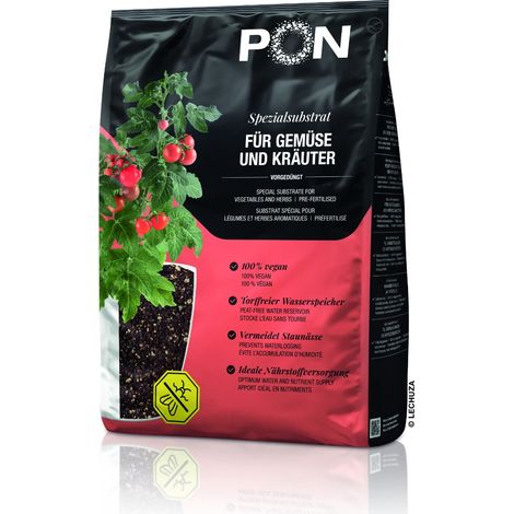PON-Pflanzsubstrat VEGGIEPON - 6 Liter