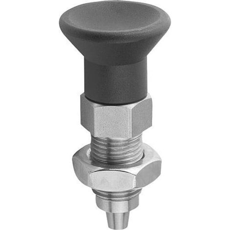 KIPP Arretierbolzen Premium M. konischem Arretierstift Gr. 3 D1=M16x1,5 D=8 (1/3)