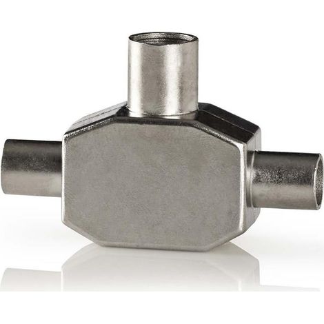 Adaptador Coaxial  2x Iec Coaxial Macho - Iec