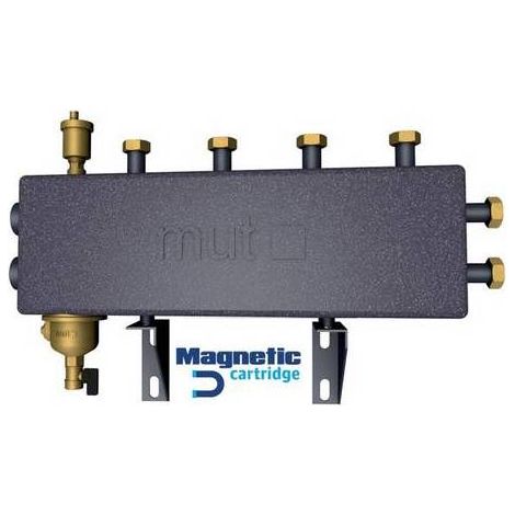 COLLETTORE DEFANGATORE SEPARATORE 2+1  LATERALE Misura: G 1"1/4 F - G 1" F