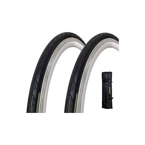 2 COPERTONCINI 700X25C PNEUMATICI BICICLETTA PIEGHEVOLI STRADALI BICI DA CORSA BIKE GARA Ecovelo (1/5)