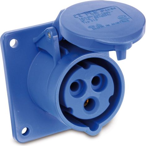 - ACCESSOIRES D'EMBRAYAGE CEE CULTURE INDUSTRIELLE CEE FEMELLE 16 A, 3 PÔLES PCE 313-6F7 (1/4)