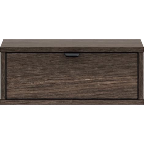 Selsey Heggers - Table de chevet suspendue avec tiroir – 45 cm – Chêne dunin (1/5)