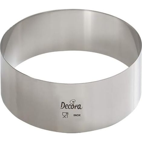 1 Cercle Acier Inoxydable, Ø 9 cm, Hauteur 4 cm, Pour Pâtisserie Et Desserts Froids