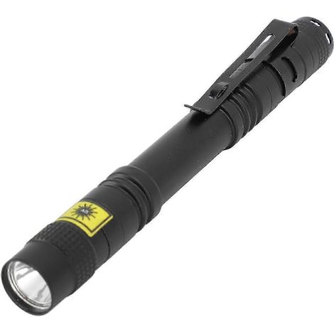 Lampe torche UV LED 365 nm à lumière noire pour la détection de minéraux, l'inspection d'urine animale et la vérification des fuites de courant alternatif : outil professionnel (1/5)