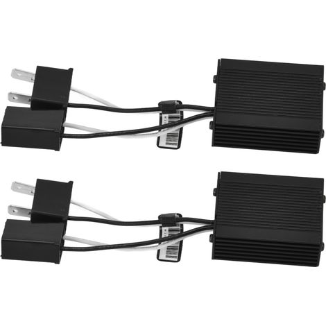 Stück LED-Scheinwerfer-Decoder mit störungsfreiem Aluminiumgehäuse für Autos, Canbus-kompatibel, 9-16 V, flimmerfrei (1/5)