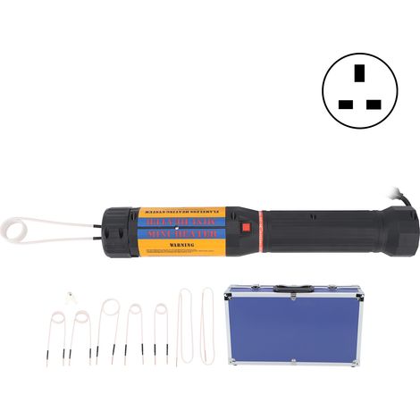 Décapant thermique 1.1 kW portable pour retirer écrous rouillés, vis, engrenages, poulies et roulements – Kit rotatif avec fiche UK 220V (1/5)